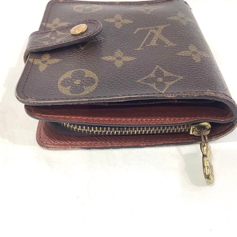 ルイ・ヴィトン（LOUIS VUITTON） コンパクト・ジップ モノグラム 2つ折り財布 M61667 CT1010 ファスナーコインケース 【中古】KB-8046の画像5