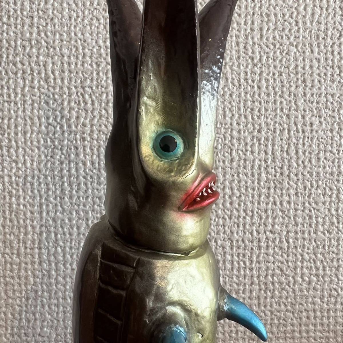 アマプロ バナンガ ミドルサイズ(茶成型/金/青塗装) ソフビ フィギュア 怪獣 kaiju sofubi_画像4