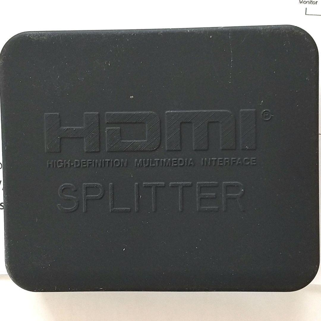 [ не использовался товар ] высокая эффективность HDMI Splitter 1 ввод 2 мощность!