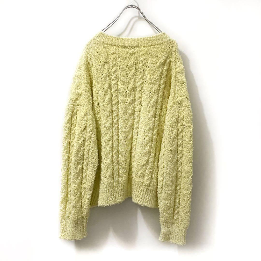 [ free shipping ]MACKINTOSH PHILOSOPHY* long sleeve knitted sweater yellow yellow color Macintosh firosofi-