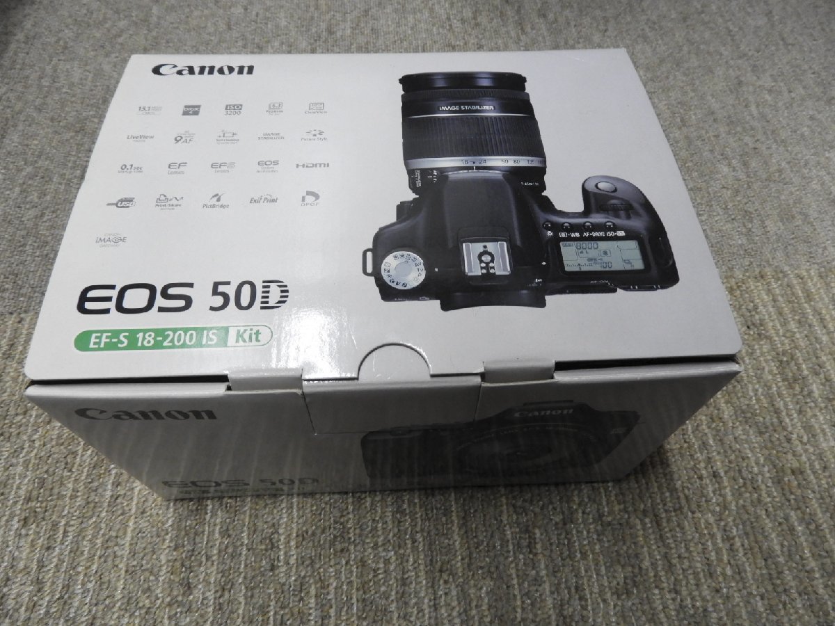 Canon Eos 50D EF-S 18-200 IS kit　レンズキット(5800)