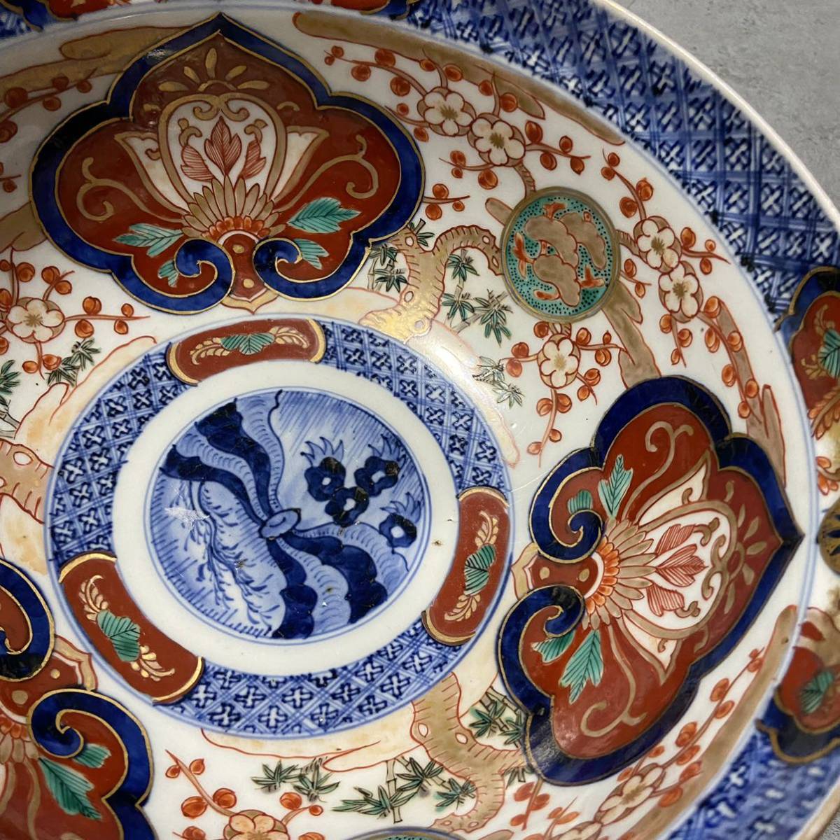 陶芸 古い伊万里焼 色絵小皿 六枚まとめ売り 冨貴長春 大明嘉靖 MA422 Yahoo!オークション - 冨貴長春 古伊万里 赤絵金彩 染付 大皿 古