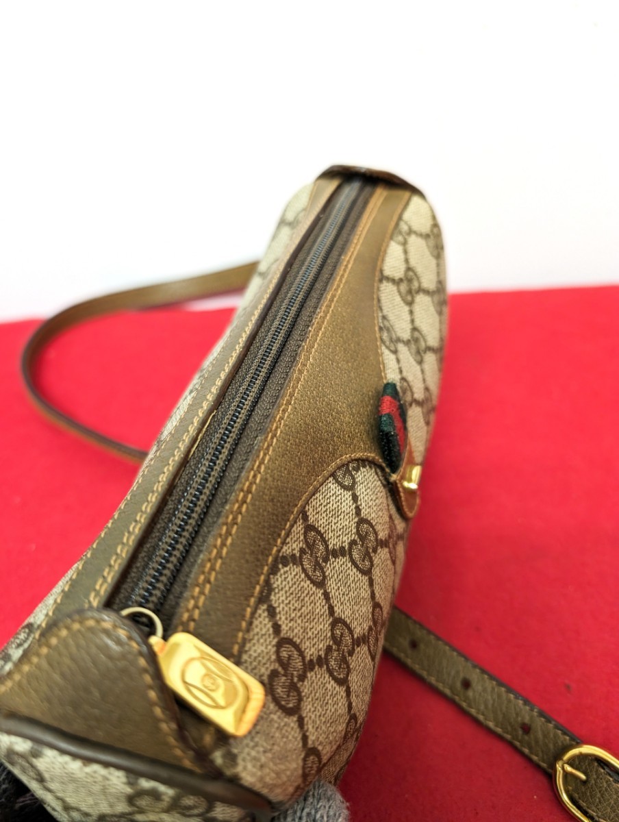 超美品 希少！Gucci ショルダーバッグ シェリーライン オールドグッチ レア