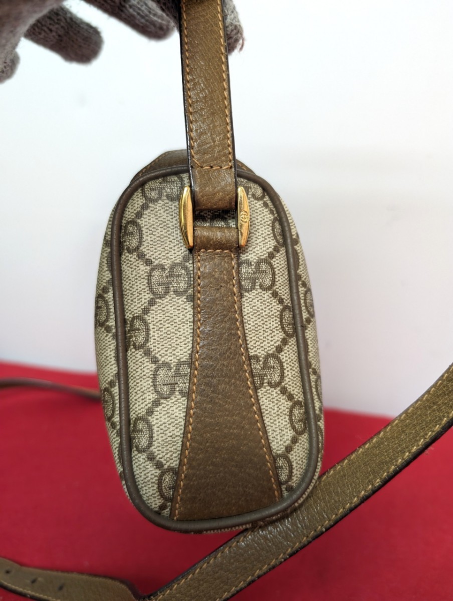 超美品 希少！Gucci ショルダーバッグ シェリーライン オールドグッチ レア