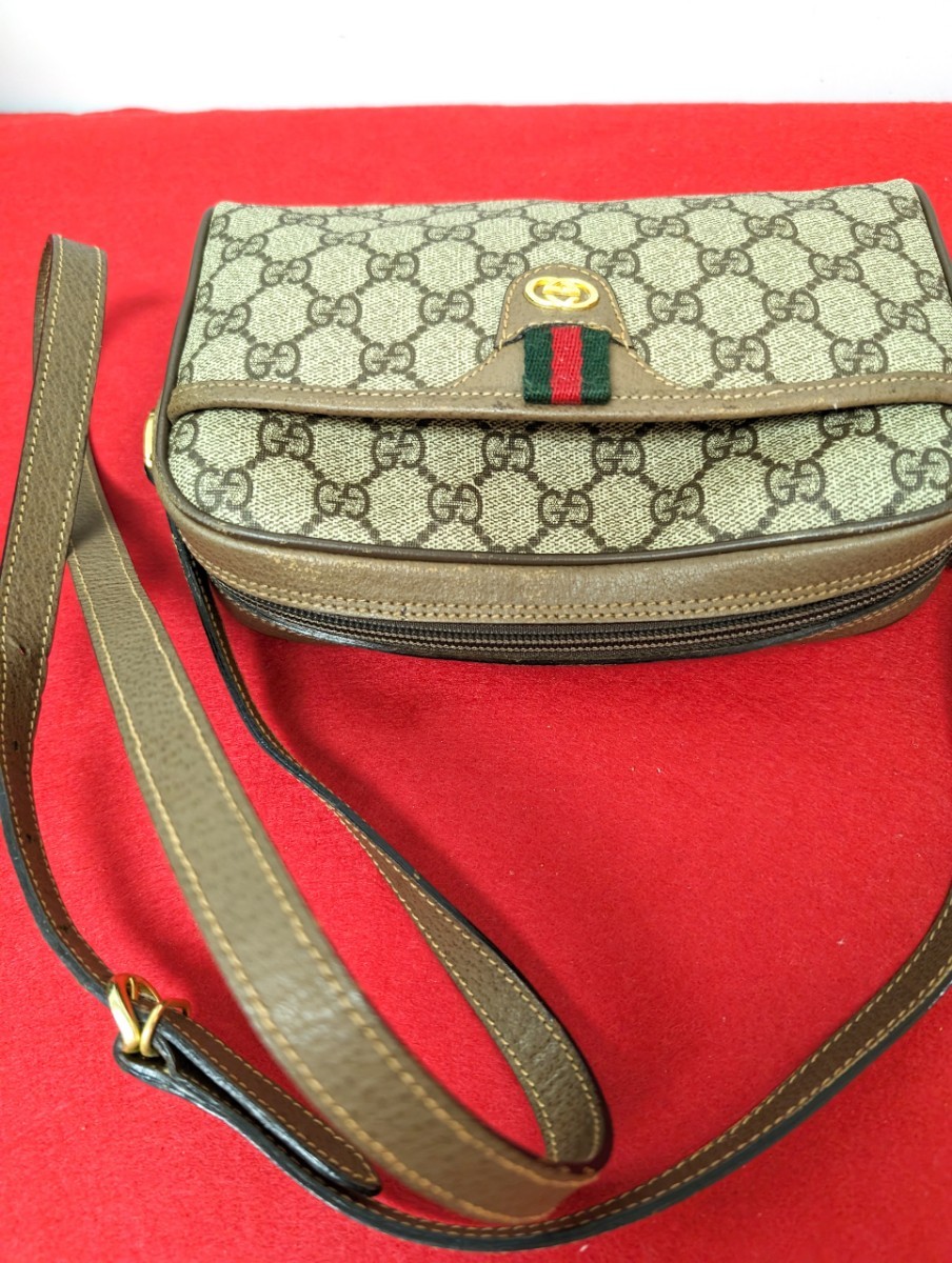 美品 極上！gucci ショルダーバッグ シェリーライン ポシェット 希少人気_画像7