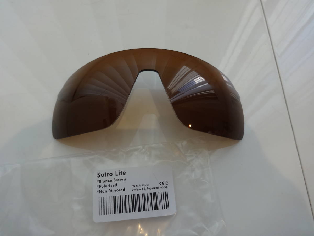 ★ オークリー スートロ ライト用 カスタム偏光レンズ　SUTRO LITE Oo9463 Sutro Lite　BROWN Color Polarized _画像1