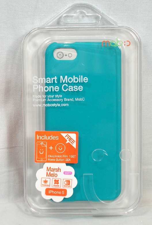 ■未使用■iPhone5保護カバー・ケース◆マシュマロ♪ジェイドグリーン◆iPhone5/5S/SE■32_画像3