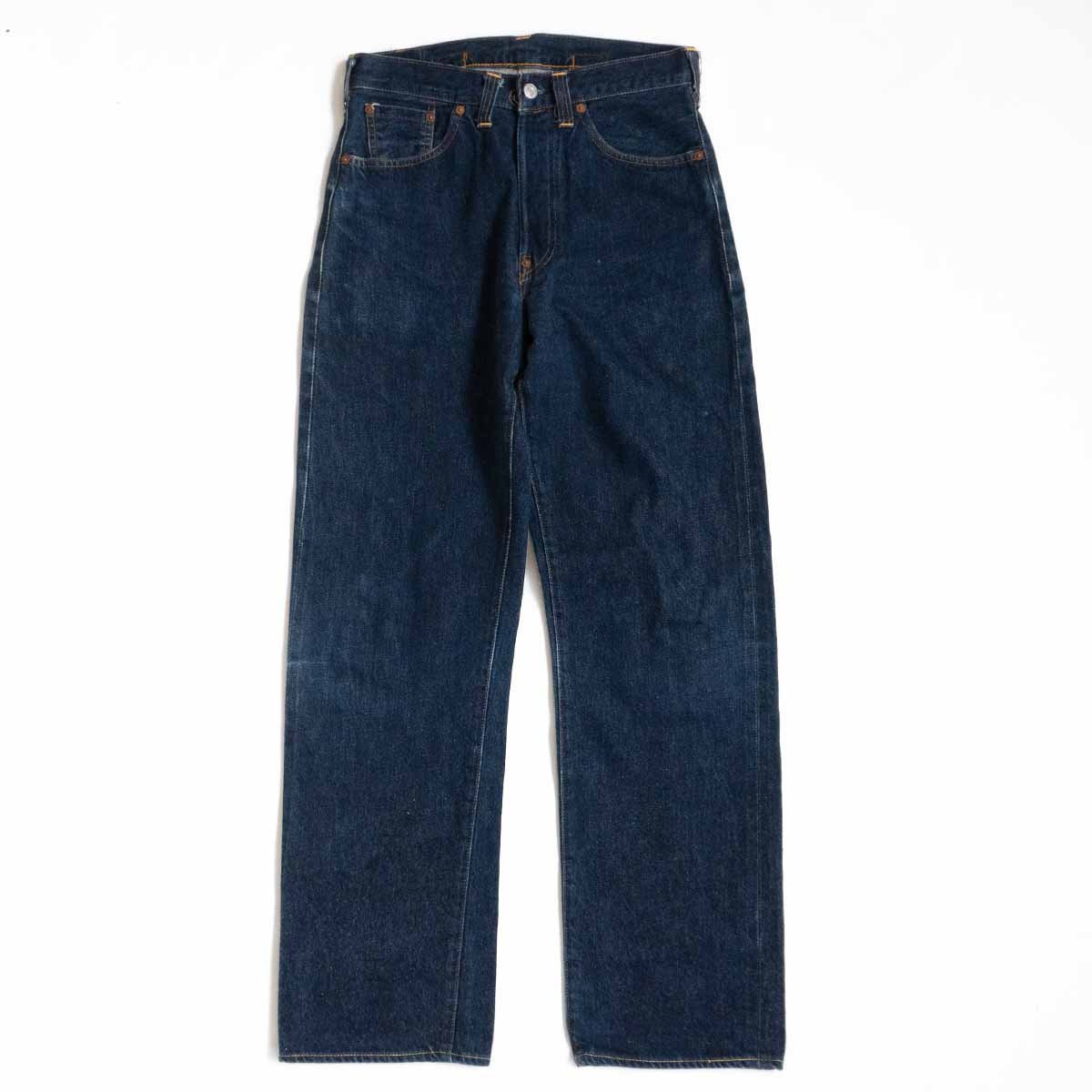 【バレンシア製】 LEVI'S 【201XX BIG E デニムパンツ 】32×38 バックルバック インディゴ 555 アメリカ製 wsm 2401015_画像2