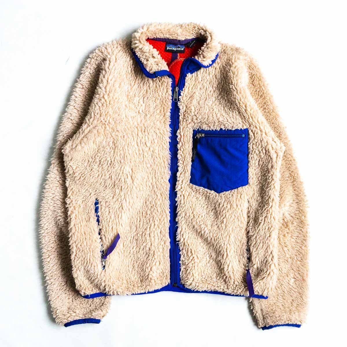 【希少/ポルトガル製】PATAGONIA【クラシック レトロ カーディガン】S パタゴニア 00s レトロX フリース ジャケット ナチュラル u2402064