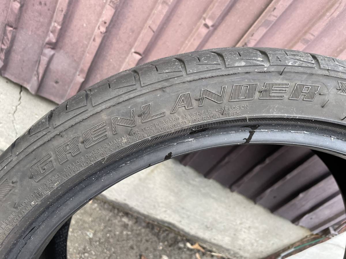 215/40R18　2021年　GRENLANDER ENRI U08 18インチ　2本セット　_画像2