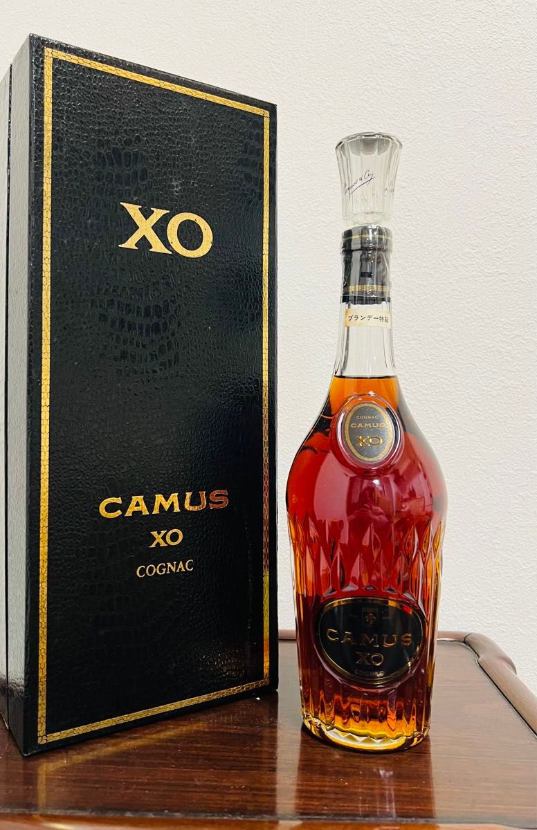 未開栓古酒CAMUS XO COGNAC カミュ ロングネック コニャック 700ml 箱付き