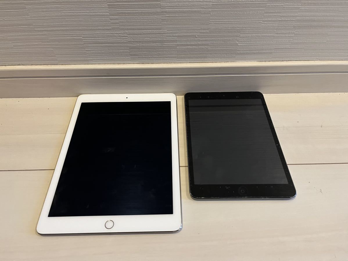 Appleアップル iPad Air2 A1567 SIM無し16GB ipad mini A1489 2台セット_画像3