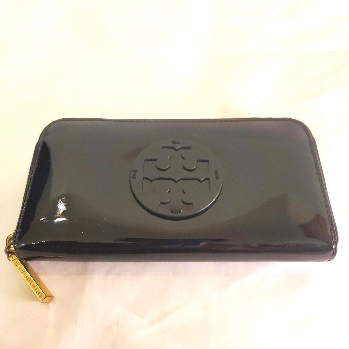 TORY BURCH トリーバーチ　ラウンドファスナー　長財布　ブラック