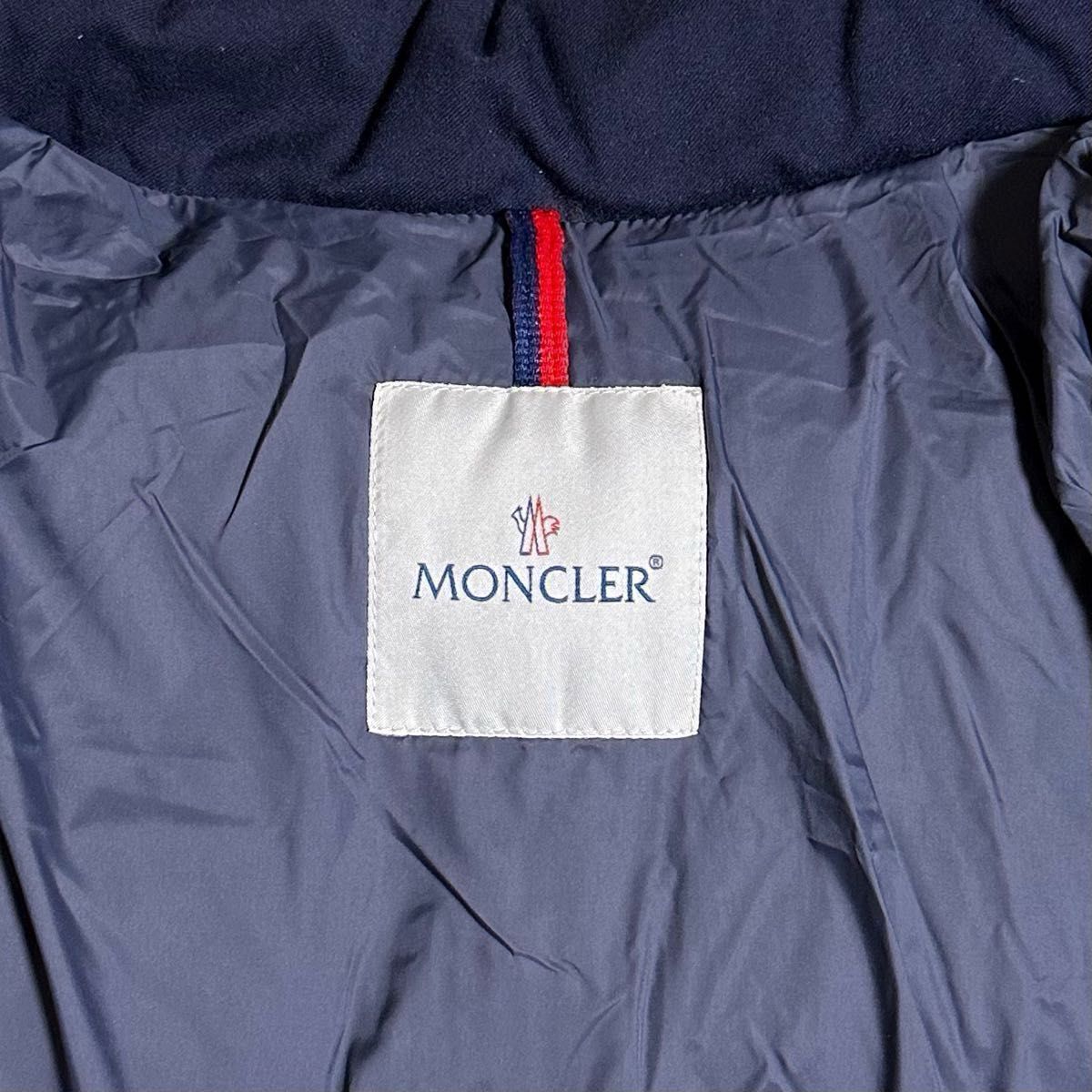 MONCLER モンクレール MONTGENEVRE モンジュネーブル ウールダウンジャケット フード付 ネイビー