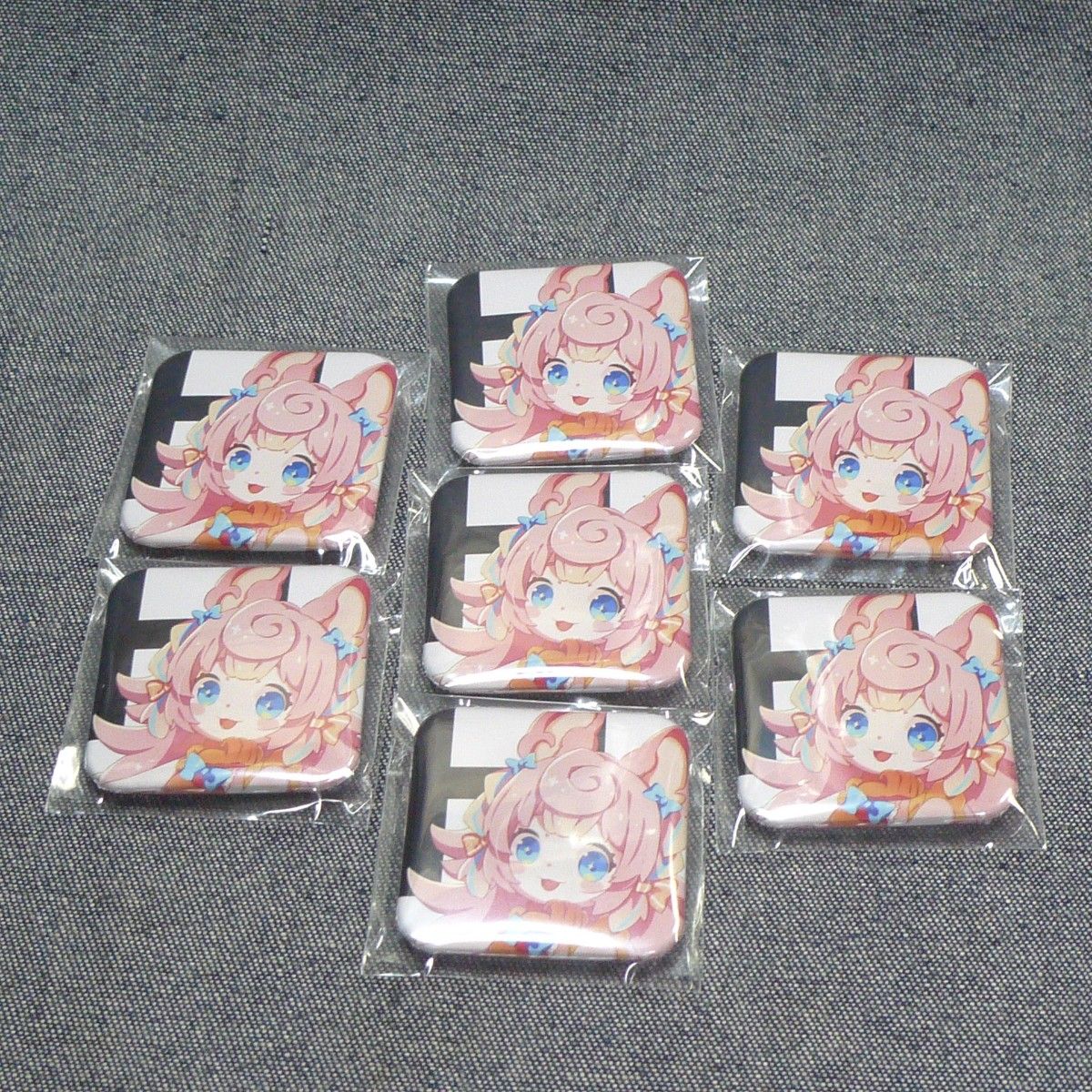 n3602□ころねぽち 缶バッジ 7個 未開封 BOTCHI BOX Vol.1