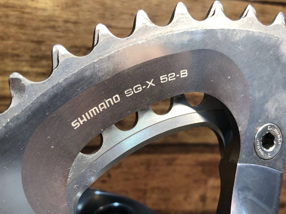 HH690 シマノ SHIMANO デュラエース DURA-ACE FC-7800 クランクセット 52/39T 170mm 10Sの画像2