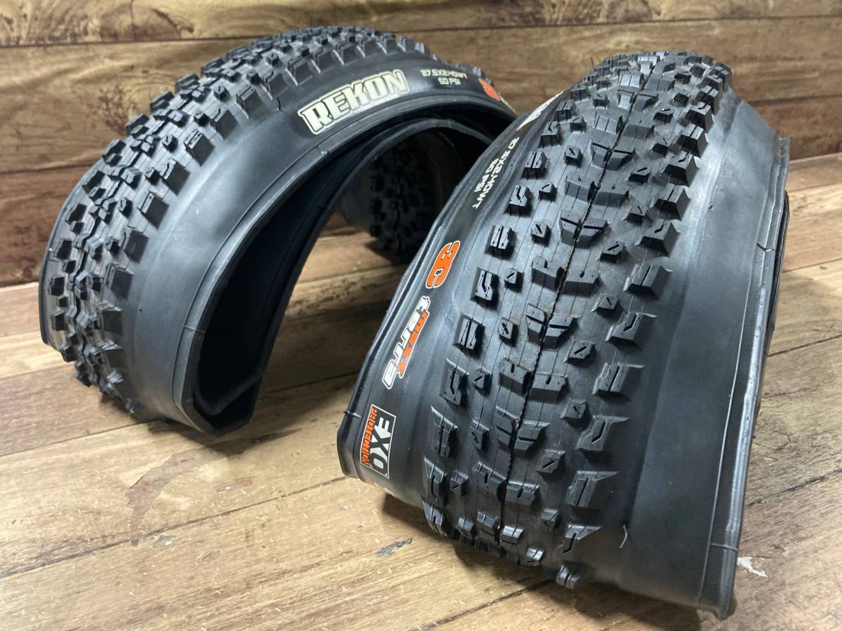 GW567 マキシス MAXXIS リーコン REKON 27.5×2.40WT TR チューブレスレディ MTB 前後セット_画像6