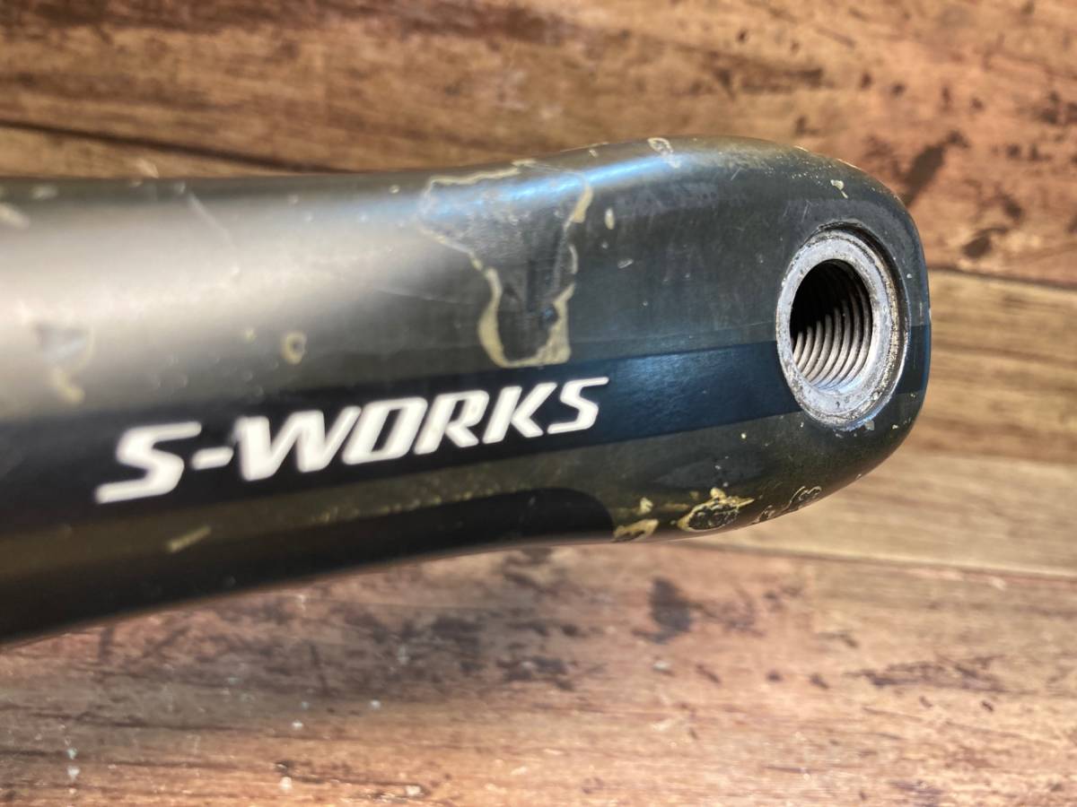 HI524 スペシャライズド Specialized S-Works カーボンクランクセット 172.5mm 52-36T スペシャライズドOSBB規格の画像5