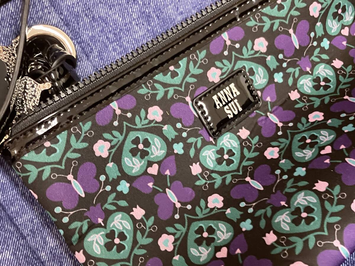 #23261-A【まとめ】ブランド ノーブランド ロンシャン JRA オーストリッチ 地図 アナスイ ANNA SUI 大島紬 印傳屋 財布 バッグ 色々_画像6