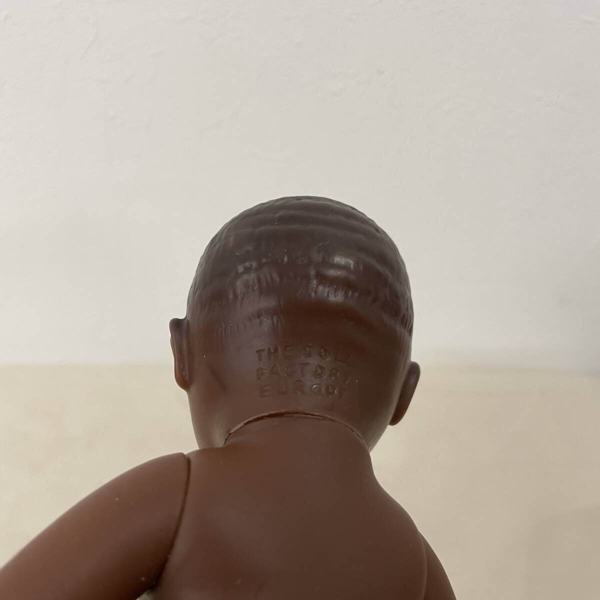ビンテージ　ヨーロッパ　黒人　赤ちゃん　ソフビドール　人形　インテリア　雑貨　アンティーク　240227_画像5