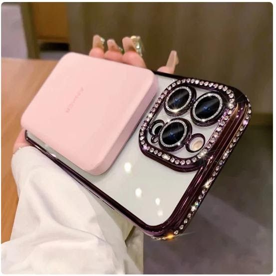 iPhone15 Pro Max スマホケース クリア ピンク ピンク Maxケースキラキラ