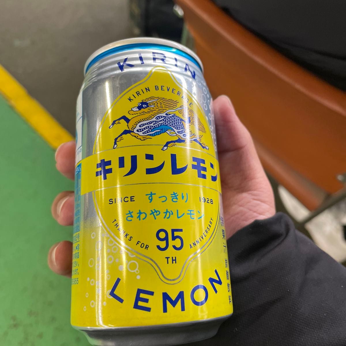 キリンレモンの空き缶です。