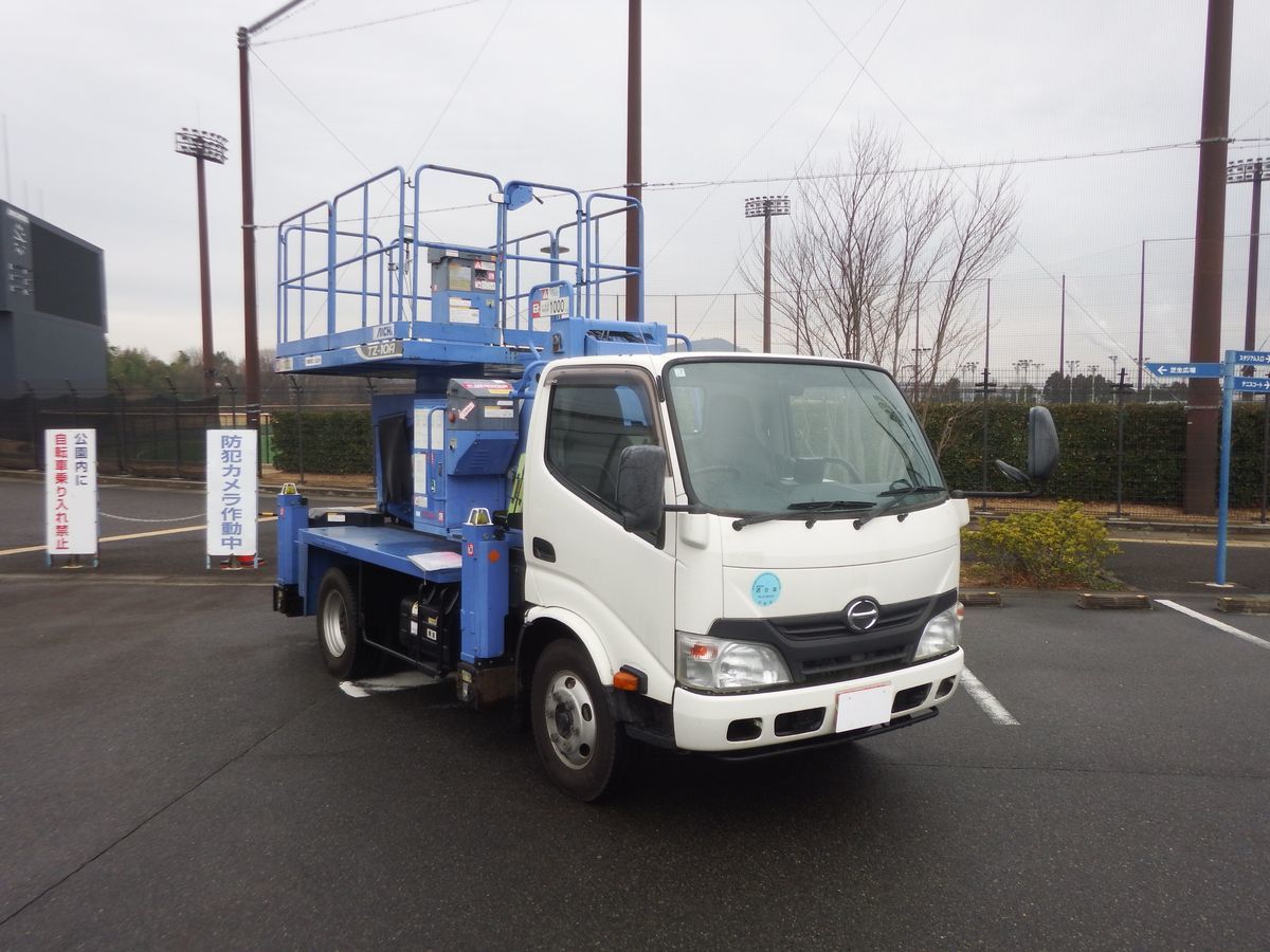 ★H26年デュトロ/アイチ製高所作業車/TZ701A/距離若い/６速MT/ETC/電動パーキング/フレーム綺麗★_画像1