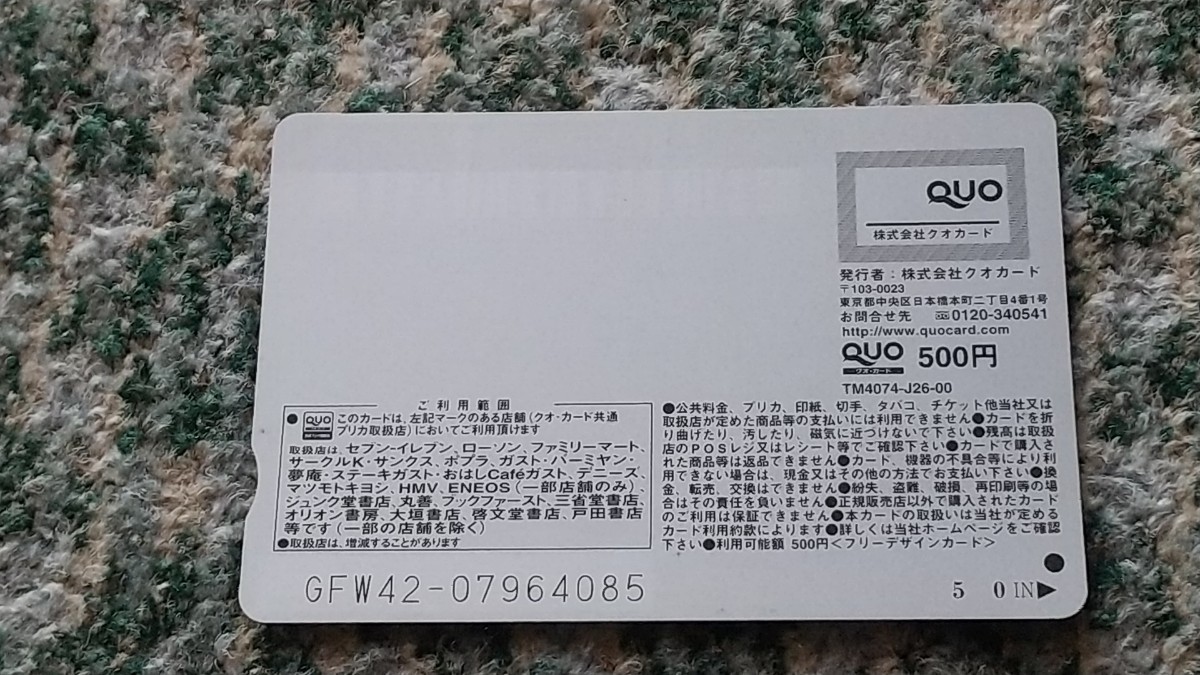 山田奈々　NANA YAMADA　週刊少年チャンピオン　ＱＵＯカード　クオカード　５００　【送料無料】_画像9