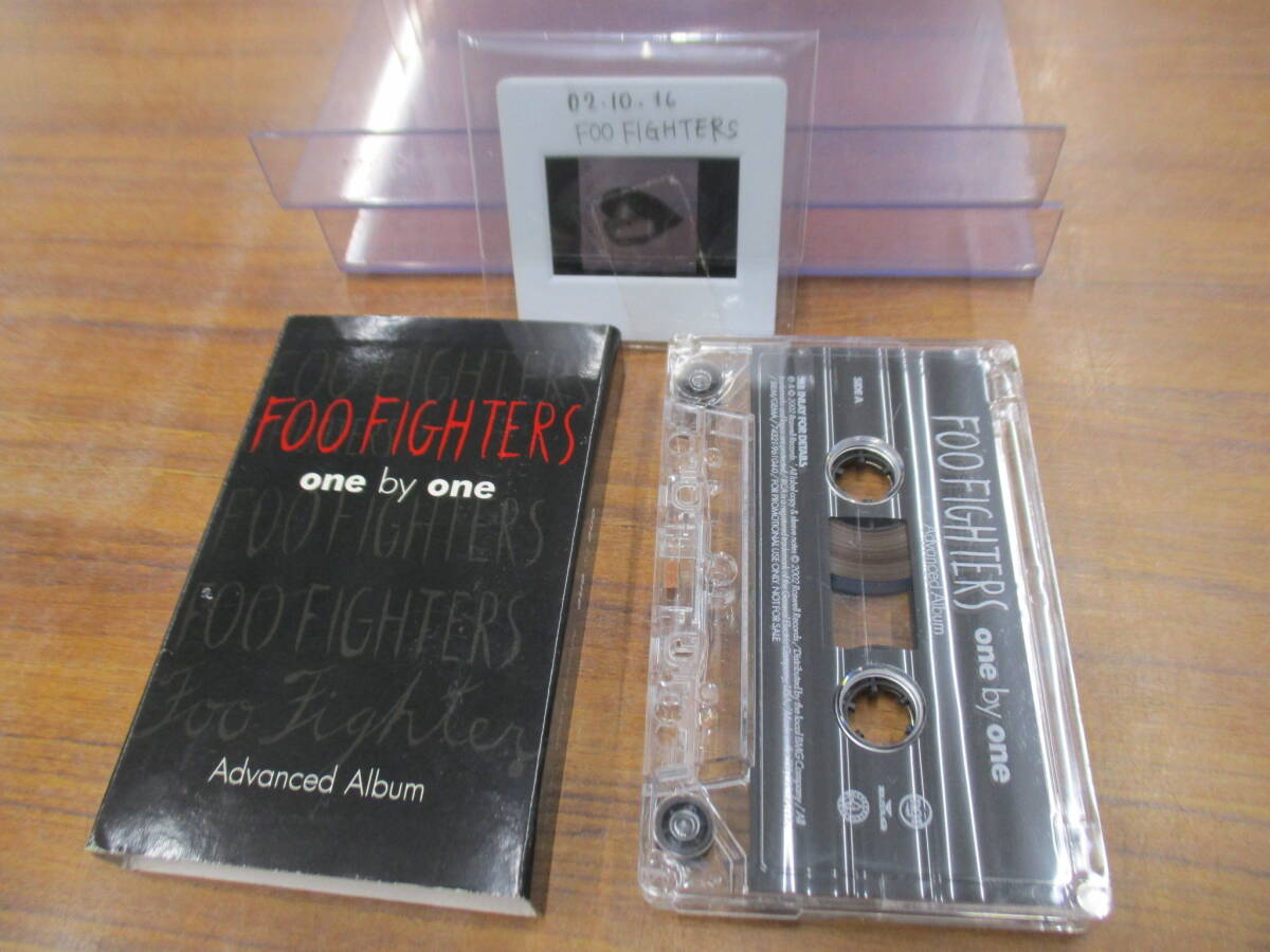 RS-5836【カセットテープ 非売品 プロモ フィルムあり EU版 FOO FIGHTERS one by one フー・ファイターズ PROMO NOT FOR SALE assette tape