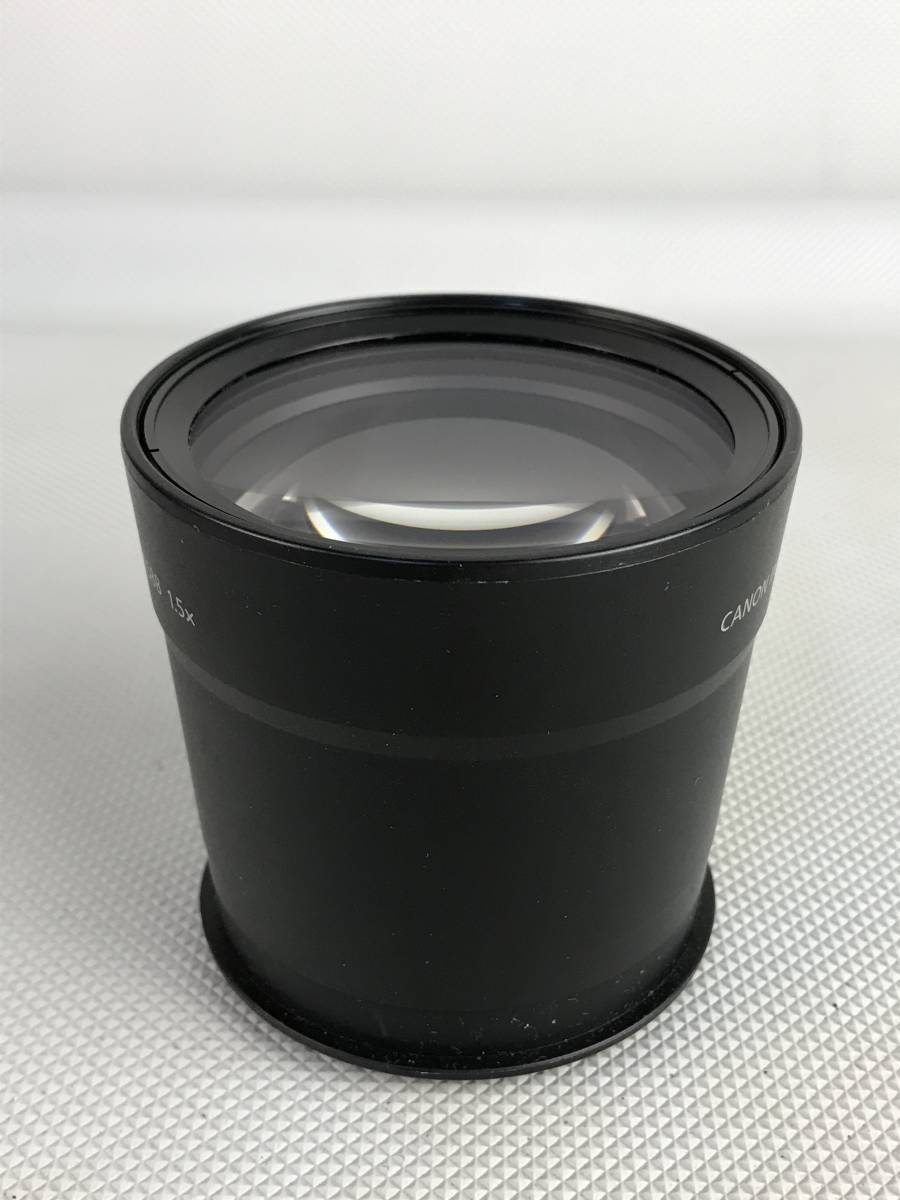 A9617○Canon キャノン TELE-CONVERTER テレコンバーター TC-DC58B 1.5× カメラレンズ 袋付 【未確認】の画像6