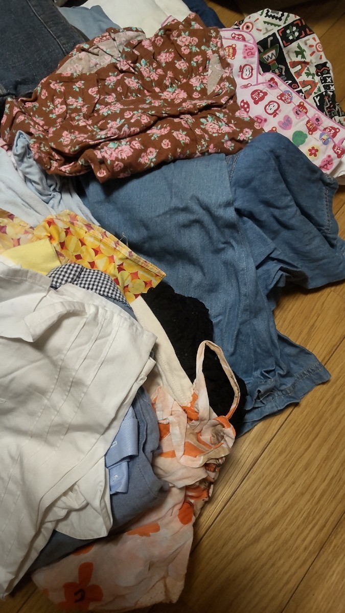  clothes child clothes etc. set girl together set sale 120 130 140 S M L about used waste old clothes not yet inspection goods Ooita prefecture 