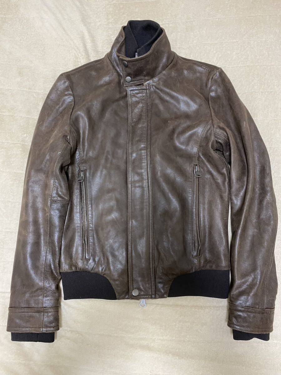 Urban Research Goat Leather Jacket 38 アーバンリサーチ 山羊革 ジャケット 38_画像2