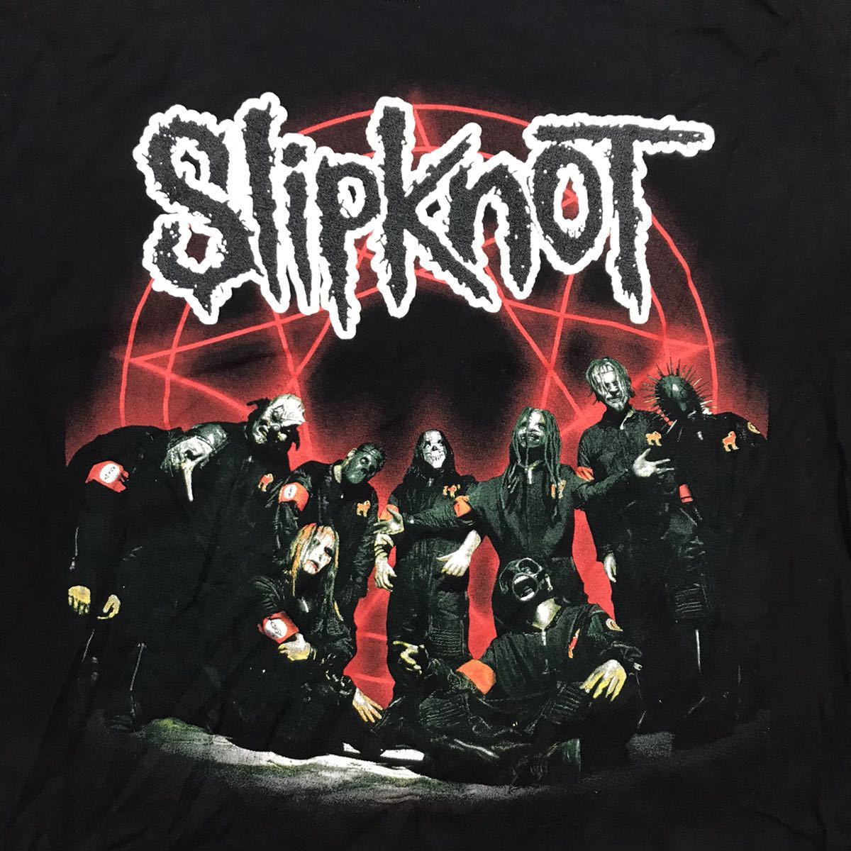 Tシャツ バンドTシャツ SlipknoT 黒 Lサイズの画像2