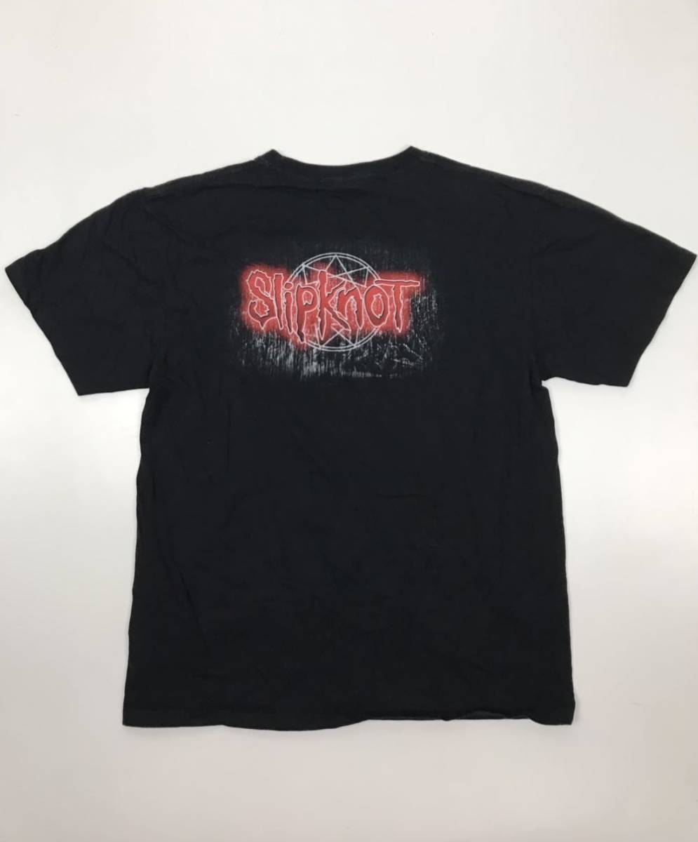 Tシャツ バンドTシャツ SlipknoT 黒 Lサイズの画像4