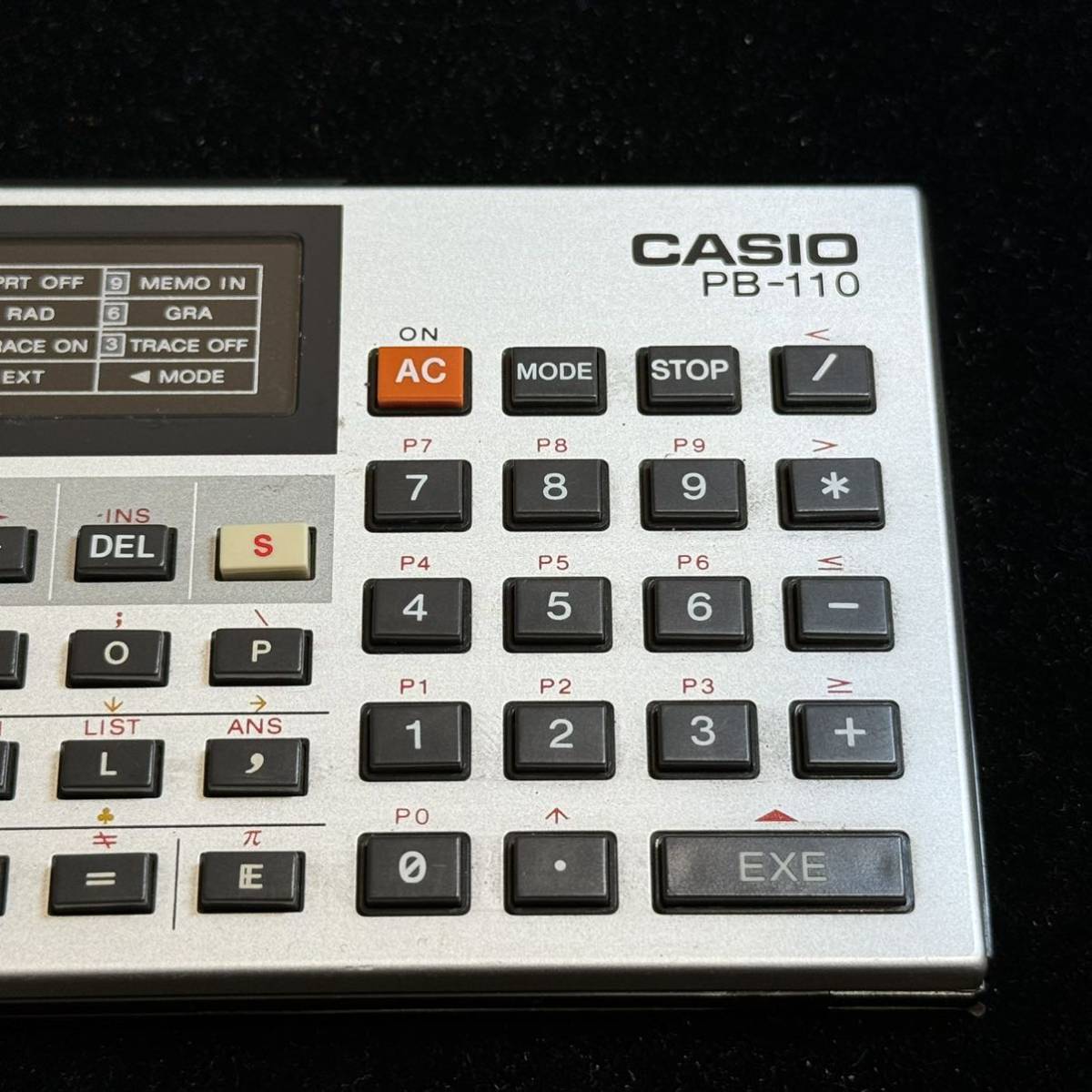 CASIO ポケットコンピューター PB-110 データバンク DATA BANK COMPUTER 当時物 ジャンク_画像7