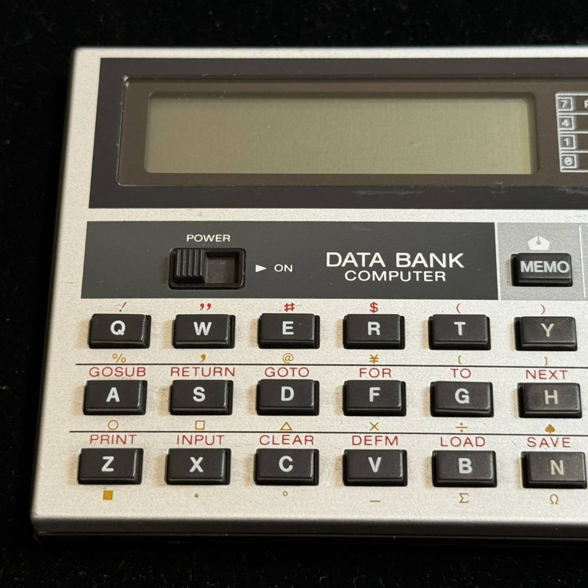 CASIO ポケットコンピューター PB-110 データバンク DATA BANK COMPUTER 当時物 ジャンク_画像6