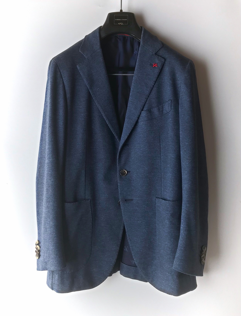 ISAIA イザイア 19SS guji 別注 SAILOR ダブルフェイス ジャージー ジャケット portofino コート スーツ belvest lardini tagliatore_画像2