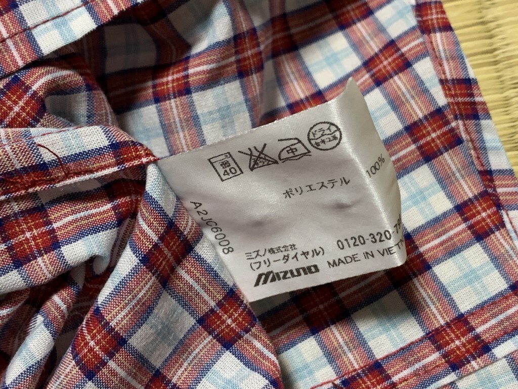 Mizuno outdoor/ミズノ アウトドア　速乾　長袖ボタンシャツ L_画像5