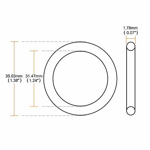 ニトリルゴムOリング メトリック シーリングガスケット 外径35.03 mm 内径31.47 mm 幅1.78 mm_画像3