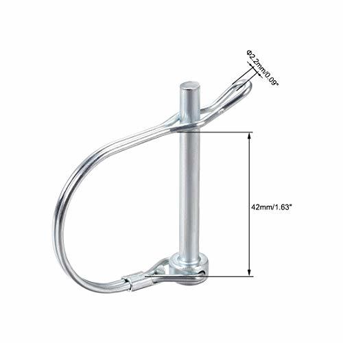 シャフトロックピン 6mm x 55mm リング付き カプラーピン アーチラウンド_画像3