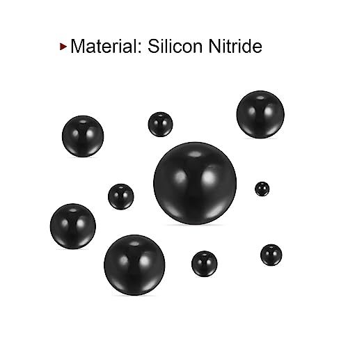 窒化ケイ素ボール 2 mm直径 G5 プレシジョンボール ベアリング用 ブラック 30個_画像5