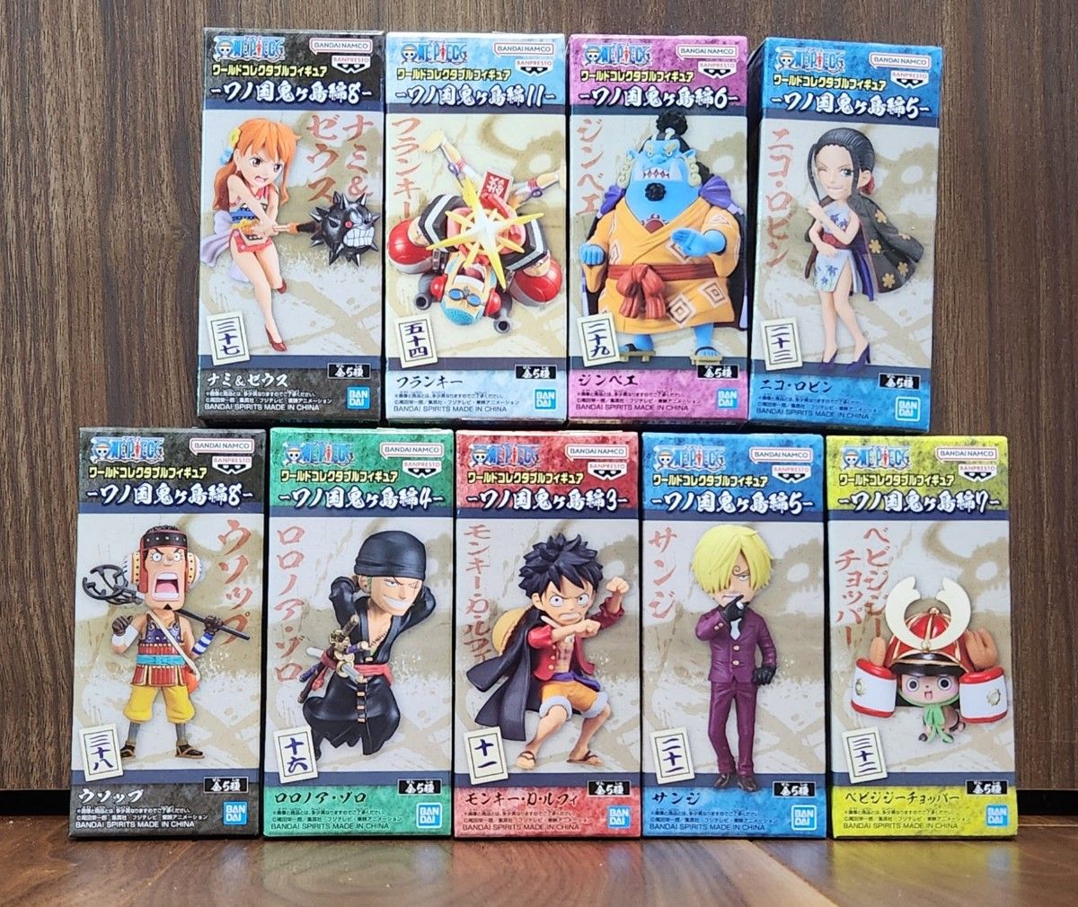 最終値下げ ワンピース ワーコレ ワノ国 麦わらの一味セット 最終値下げ ワンピース ワーコレ ワノ国 麦わらの一味セット