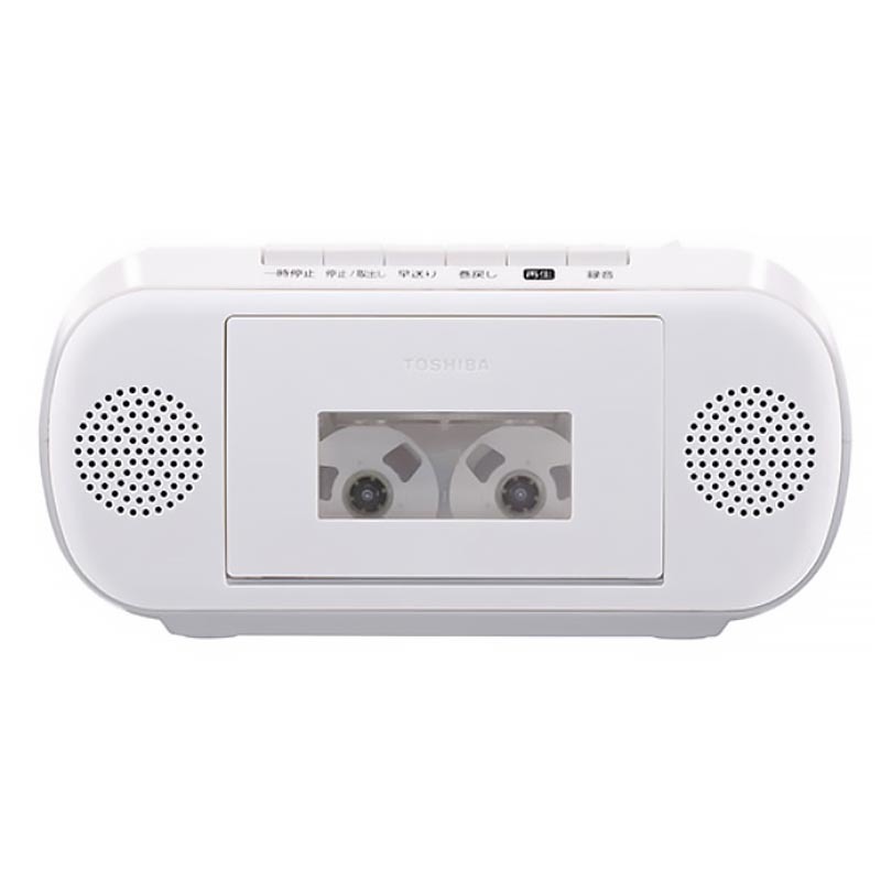 東芝 CDラジオカセットレコーダー ホワイト｜TY-CDM2(W) 17-4251