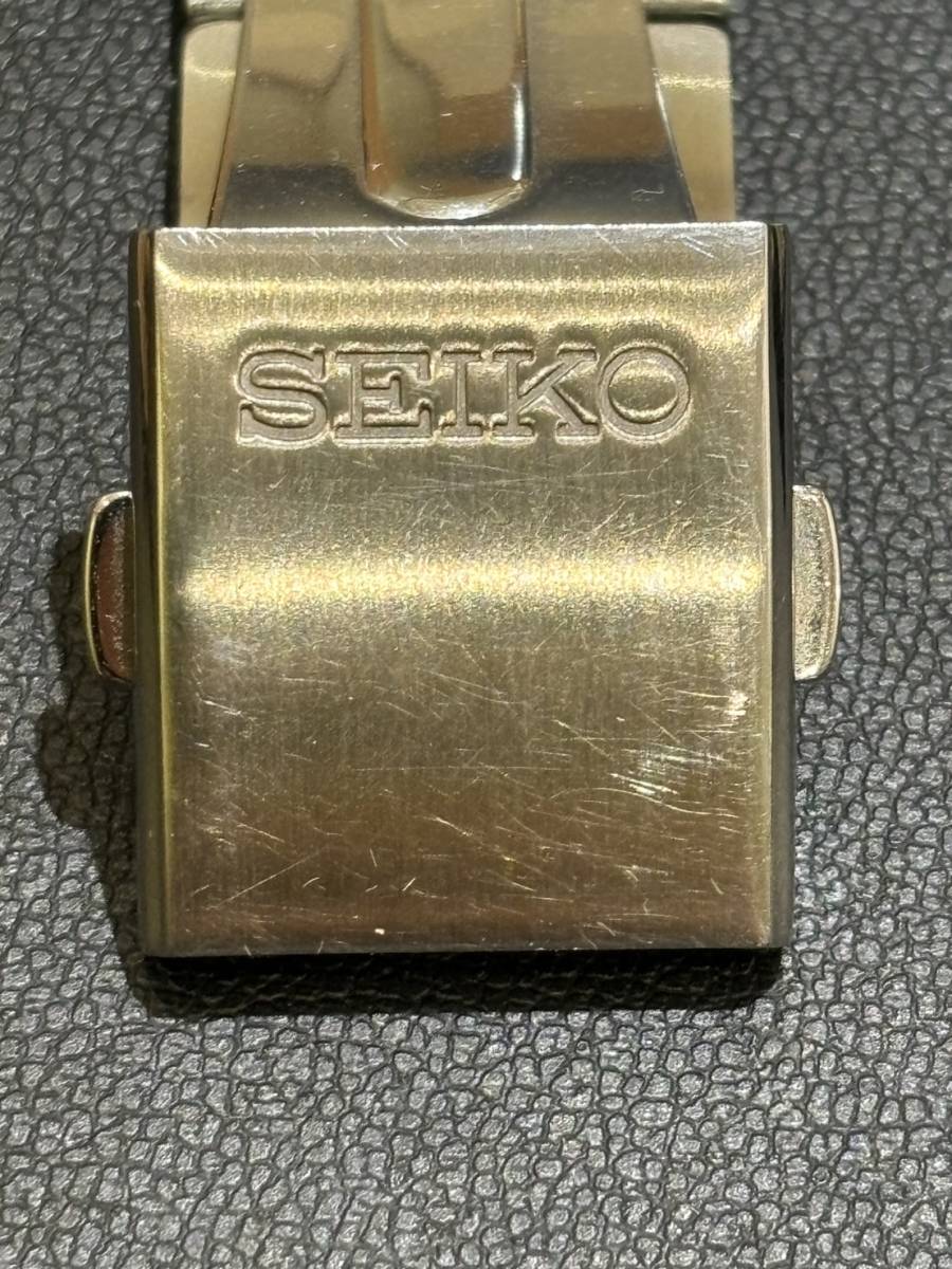 【APS 7651】1円～ SEIKO セイコー 8T67-00C0 クロノグラフ SS スカイブルー文字盤 クオーツ メンズ腕時計 箱付き 現状品_画像3