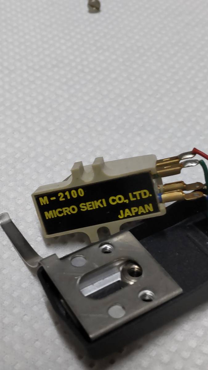 MICRO マイクロ精機 M-2100 MMカートリッジ 中古針付き　オリジナルのヘッドシェル付き_画像4