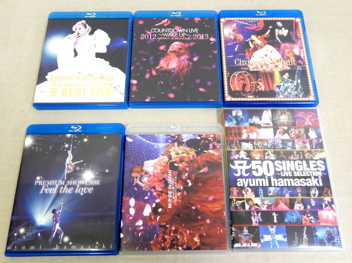 KS48/ 浜崎あゆみ LIVE Blu-ray DVD 6本セット / avex ayumi hamasaki TOUR SHOWCASE LIVE VIDEOの画像1