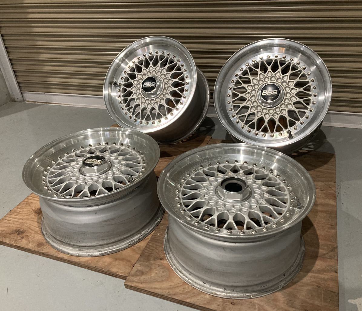 BBS RS061 PCD120 5H 8J ET20 16インチ BMW E30E36E28E34E24E32M3M5M6 AC schnitzerACシュニッツァーHARTGE ALPINA 希少 当時物 旧車 JDM_画像1