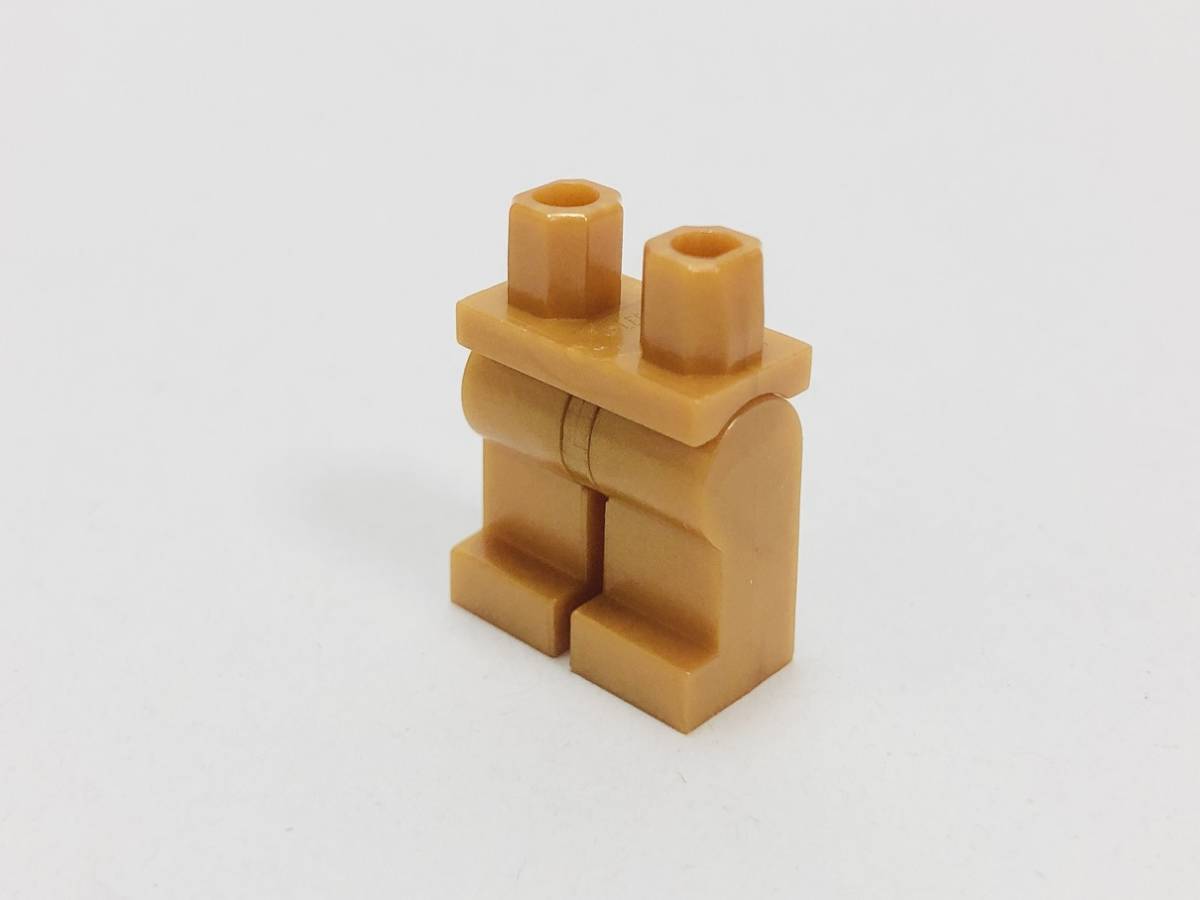 【新品未使用】レゴ　LEGO　ミニフィグ　レッグ　足　パールゴールド_画像1
