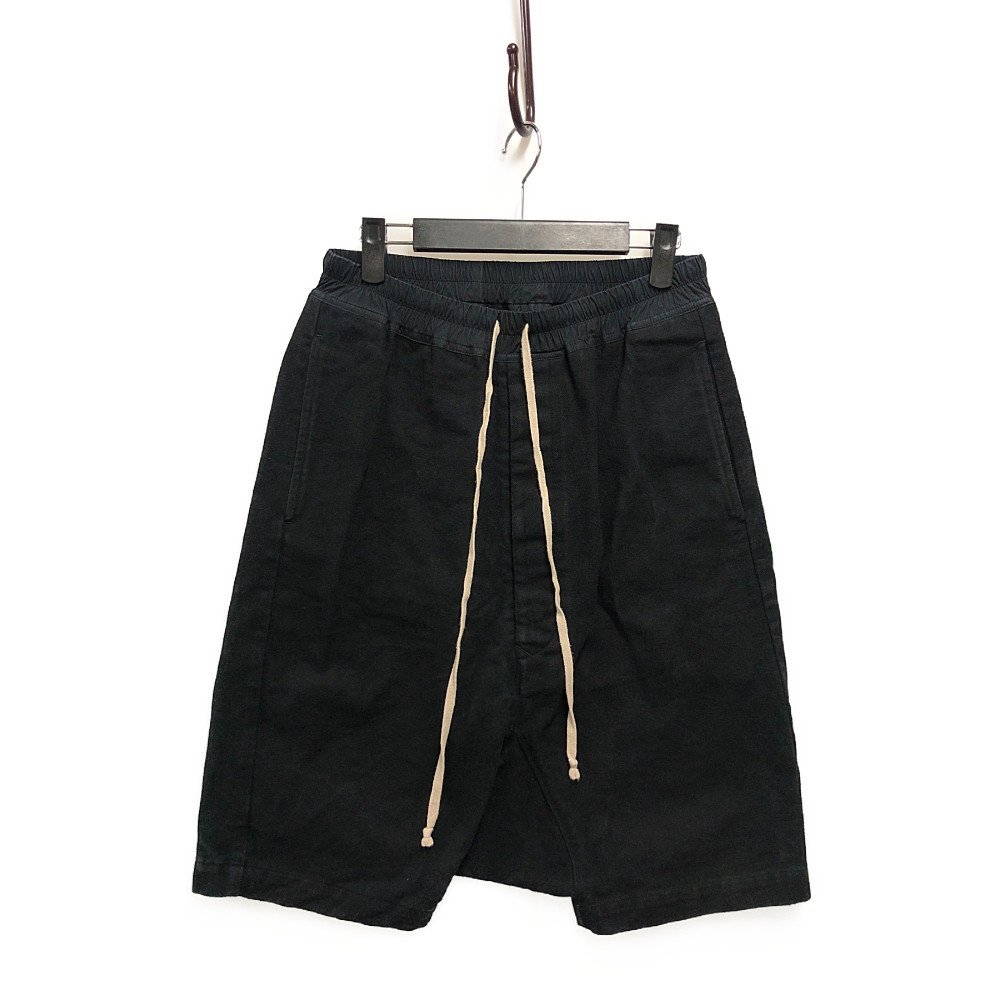 RICK OWENS リックオウエンス 品番 RU19F4384-CF PODS SHORTS ポッズショーツ サルエルパンツ 黒 サイズ38 正規品 / 32235_画像1