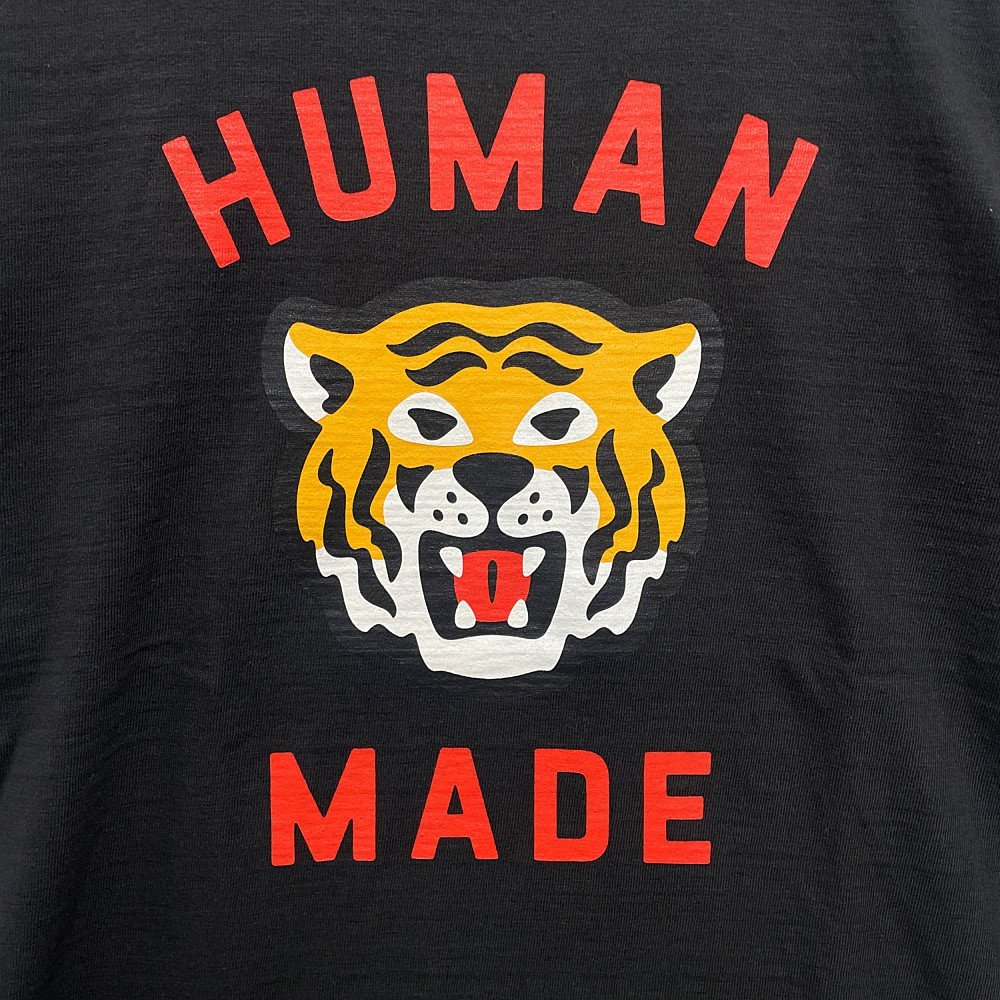 HUMAN MADE ヒューマンメイド タイガー トラ 半袖Ｔシャツ ブラック系 サイズL 正規品 / 32581_画像2